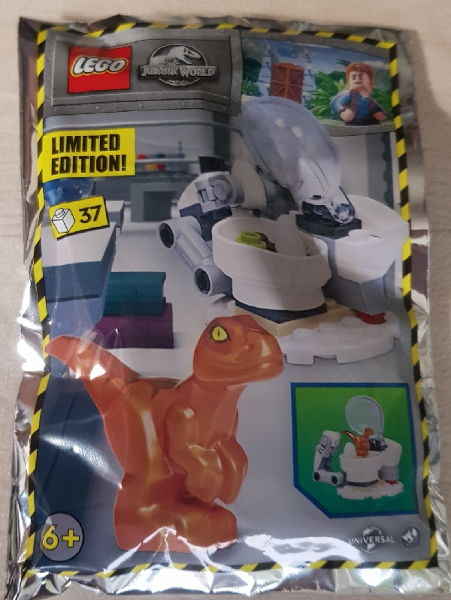 LEGO 122219 Raptor with Hatchery foil pack