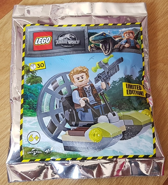 LEGO 122220 Owen with Airboat foil pack