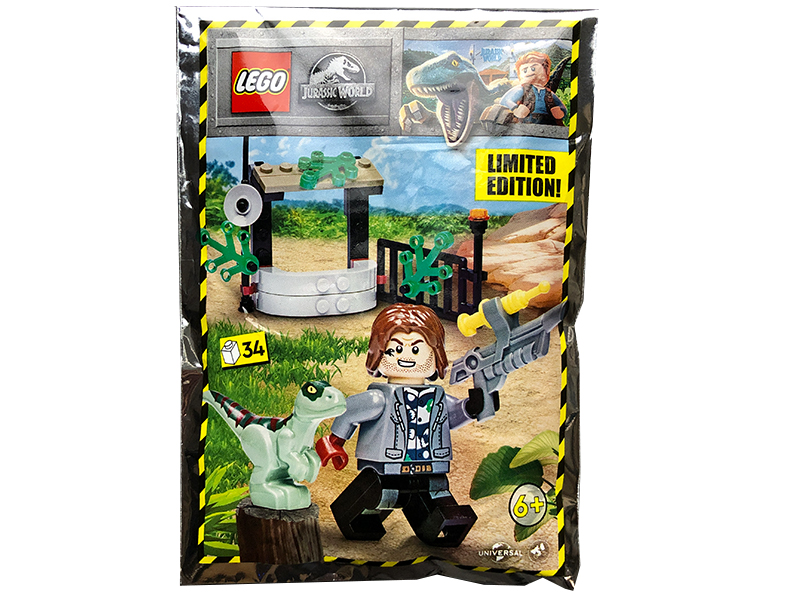 LEGO 122224 Rainn Delacourt with Raptor foil pack