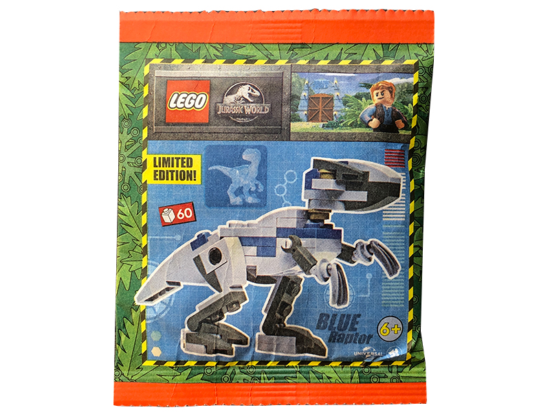 LEGO 122225 Blue Raptor paper bag