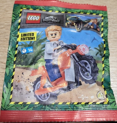 LEGO 122333 Owen with Motorcycle paper bag