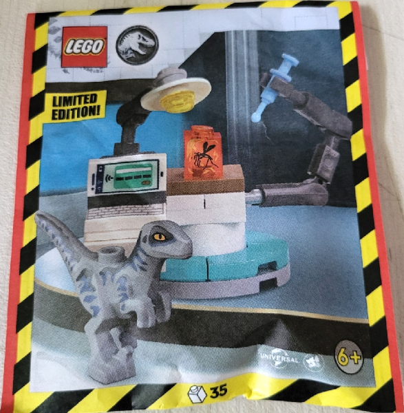 LEGO 122405 Raptor with Lab Bench paper bag