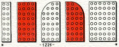 LEGO 1225-2 Mixed Plates Parts Pack