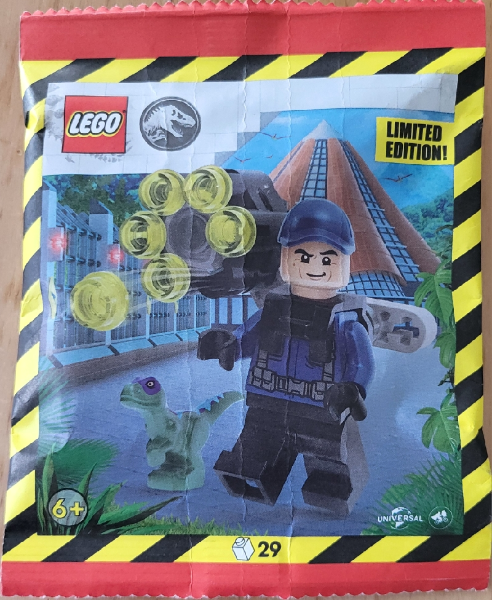 LEGO 122501 Ranger with Blaster and Raptor paper bag