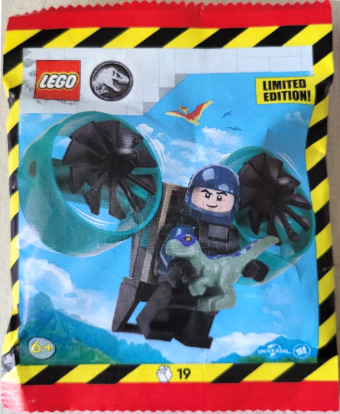 LEGO 122505 Ranger with Helipack and Baby Raptor paper bag