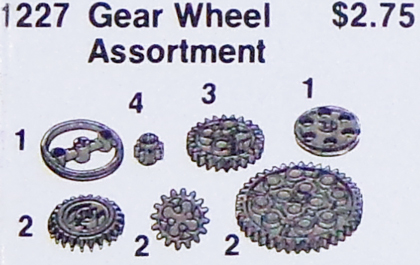 LEGO 1227 Gear Wheel Assortment