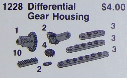 LEGO 1228 Differential Gear Housing