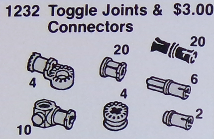 LEGO 1232 Toggle Joints & Connectors