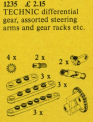 LEGO 1235 Differential Gear Housing