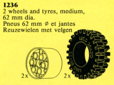 LEGO 1236 Wheels