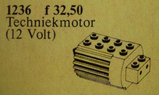 LEGO 1236-3 12V Technic Motor