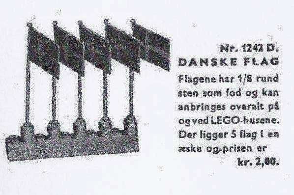 LEGO 1242D 5 Danish Flags
