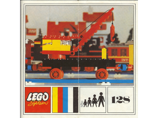LEGO 128-3 Mobile Crane (Plate Base)