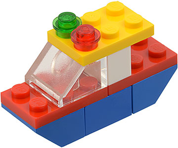LEGO 1298-4 Advent Calendar 1998, Classic Basic (Day  3) - Boat
