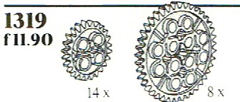 LEGO 1319 Large Gear Wheels