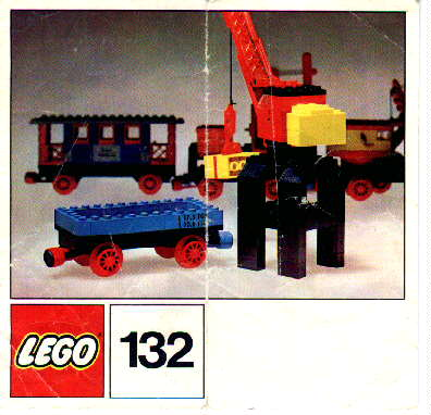 LEGO 132-2 Port Crane and Flat Waggon