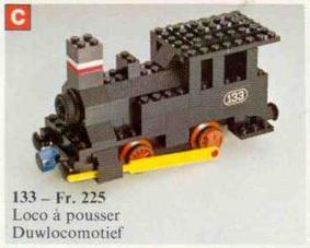 LEGO 133 Locomotive (Push)