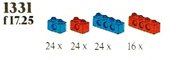 LEGO 1331 Red/Blue Bricks