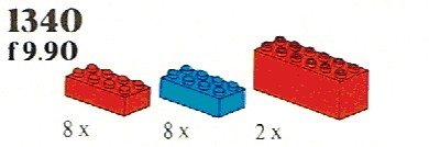 LEGO 1340 Weight Elements and Bricks