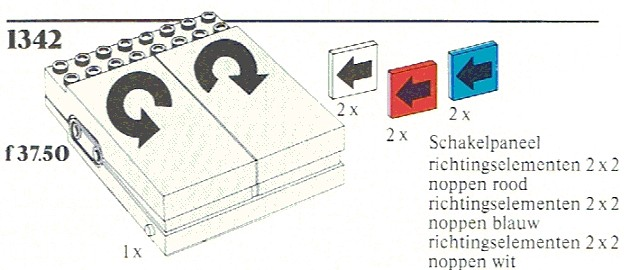 LEGO 1342 Electric Switches and Tiles