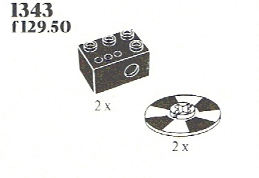 LEGO 1343 Optosensors (4.5V) and Discs