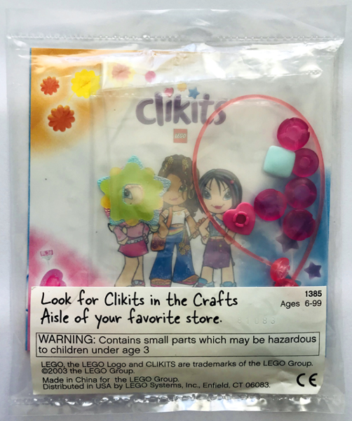 LEGO 1385 Jewelry Sample polybag