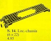 LEGO 14-4 Train Motor Plate with Coupler