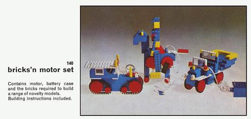 LEGO 140-2 Bricks'n Motor Set
