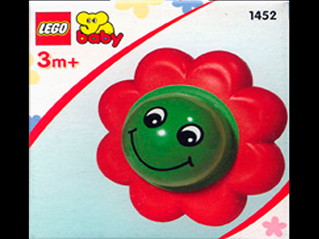 LEGO 1452 Red Flower Rattle