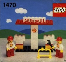 LEGO 1470 Shell Station polybag