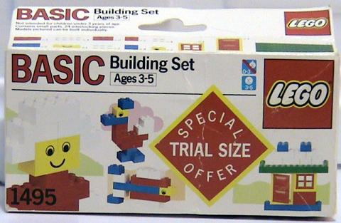 LEGO 1495 Basic Building Set Trial Size