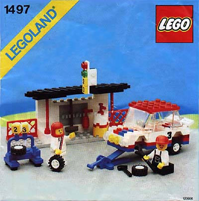 LEGO 1497 Rally and Pitcrew Team