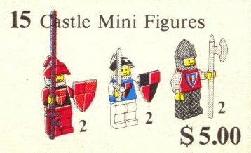 LEGO 15 Castle Mini Figures