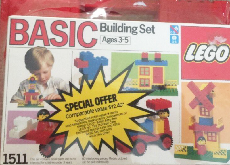 LEGO 1511-2 Basic Building Set with Storage Case