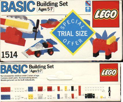 LEGO 1514 Basic Building Set Trial Size