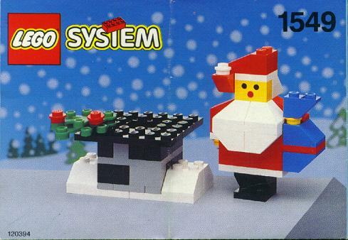 LEGO 1549 Santa and Chimney