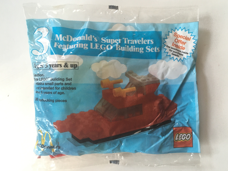 LEGO 1549-2 McDonald's Super Travelers #3 Boat polybag
