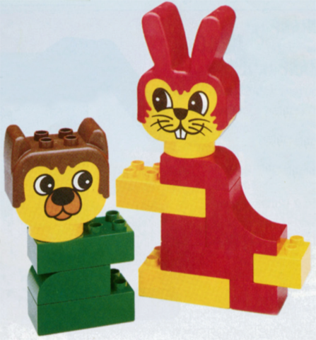 LEGO 1594 Rabbit and Bear Friend