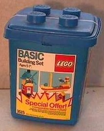 LEGO 1615 Basic Set in Bucket