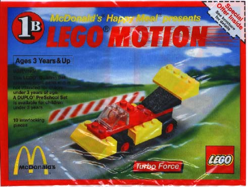 LEGO 1647 Motion 1B, Turbo Force polybag
