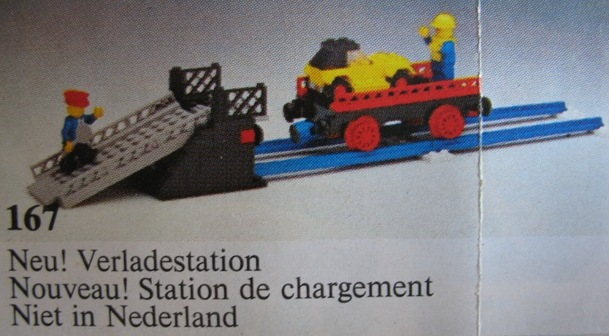 LEGO 167 Loading Ramp and Car Transport Wagon