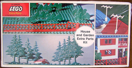 LEGO 167-2 Building Accessory Pack / House and Garden Extra Parts Kit