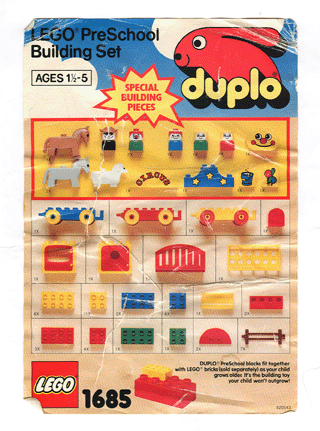 LEGO 1685 Pre-School Building Set