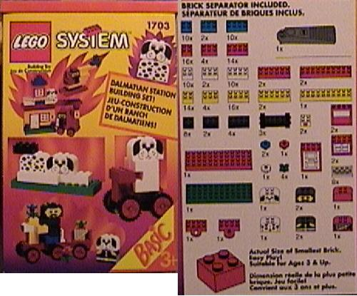 LEGO 1703 Dalmatian Station Building Set