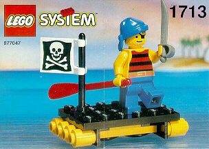 LEGO 1713 Shipwrecked Pirate polybag