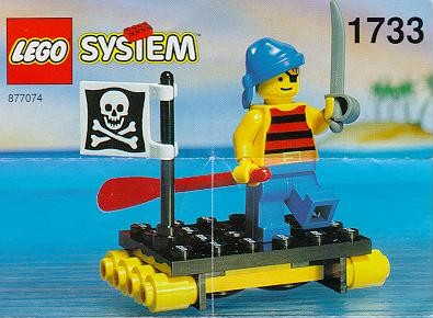 LEGO 1733 Shipwrecked Pirate