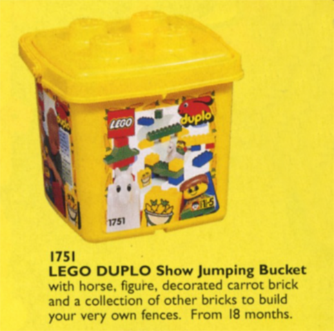 LEGO 1751 Show Jumping Bucket