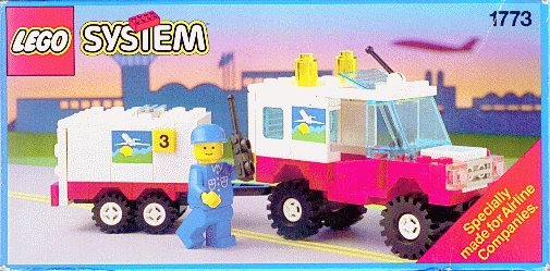 LEGO 1773 Airline Maintenance Vehicle with Trailer