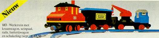 LEGO 183 Complete Train Set with Motor and Signal