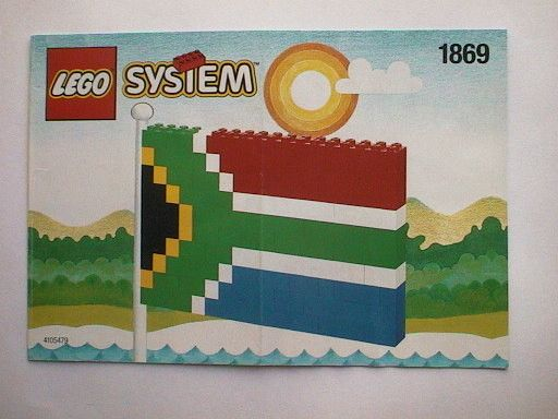 LEGO 1869 South African Flag